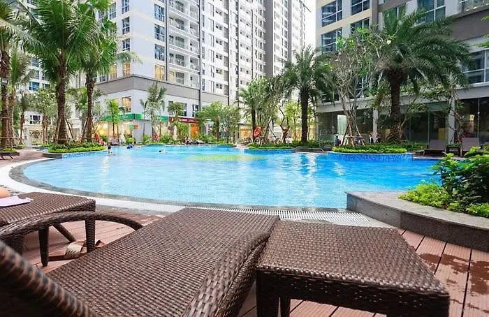 Hana Homestay- 1 Phong Ngu Trong Can Ho Chu Nha Dang O Tai Vinhome Central Park Tan Cang Binh Thanh Hcm- Sat Landmark 81 Ho Či Minovo Město