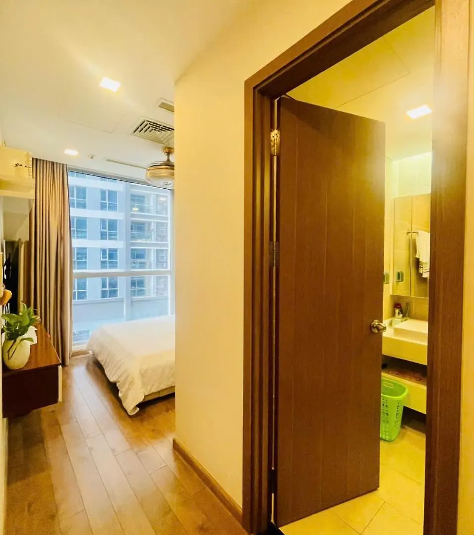 Hana Homestay- 1 Phong Ngu Trong Can Ho Chu Nha Dang O Tai Vinhome Central Park Tan Cang Binh Thanh Hcm- Sat Landmark 81 胡志明市 越南